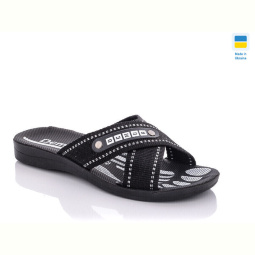 Шлепки DeMur TRK-1 black-white