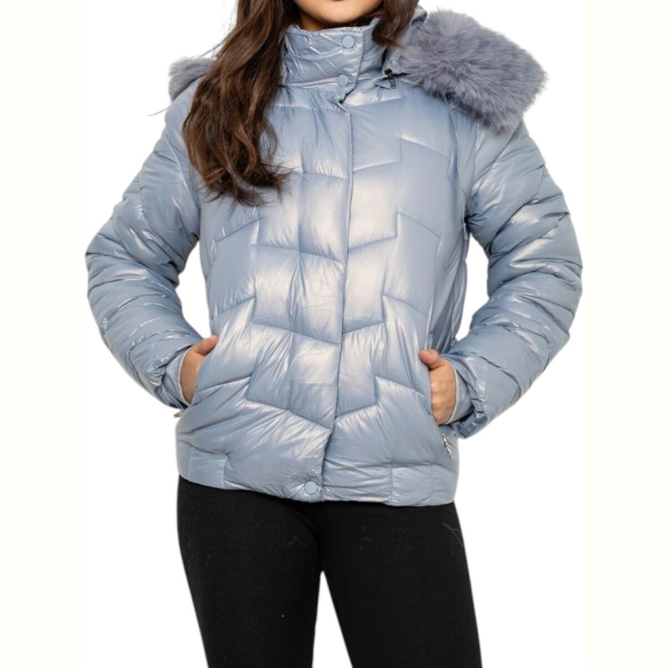 Куртка Massmag 22-828 блакитний Куртка Massmag 22-828 блакитний