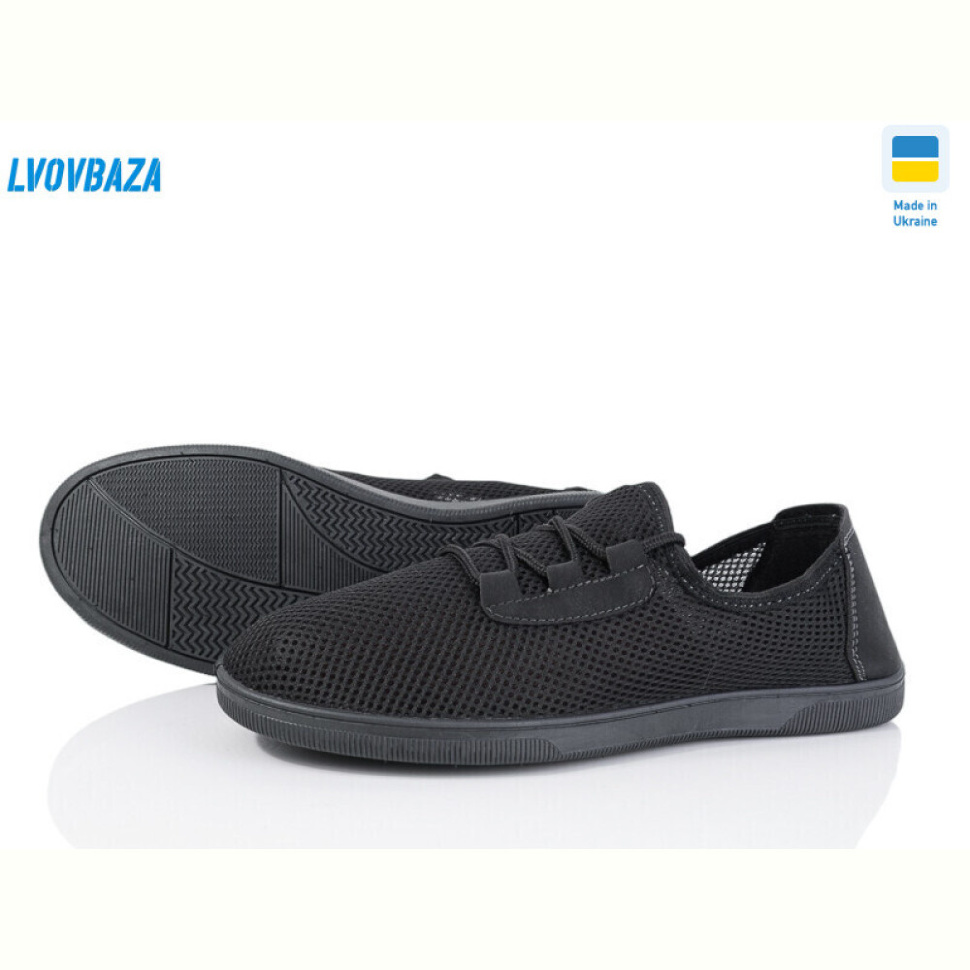 Кроссовки Lvovbaza Paolla 189-2101 чорна сітка