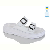 Шлепки Sali 91 білий к.