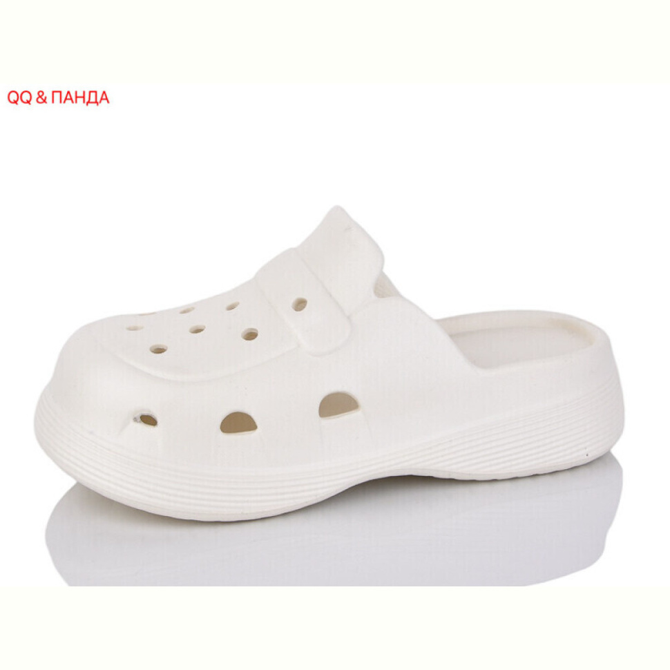Кроксы QQ&Панда 2218 white