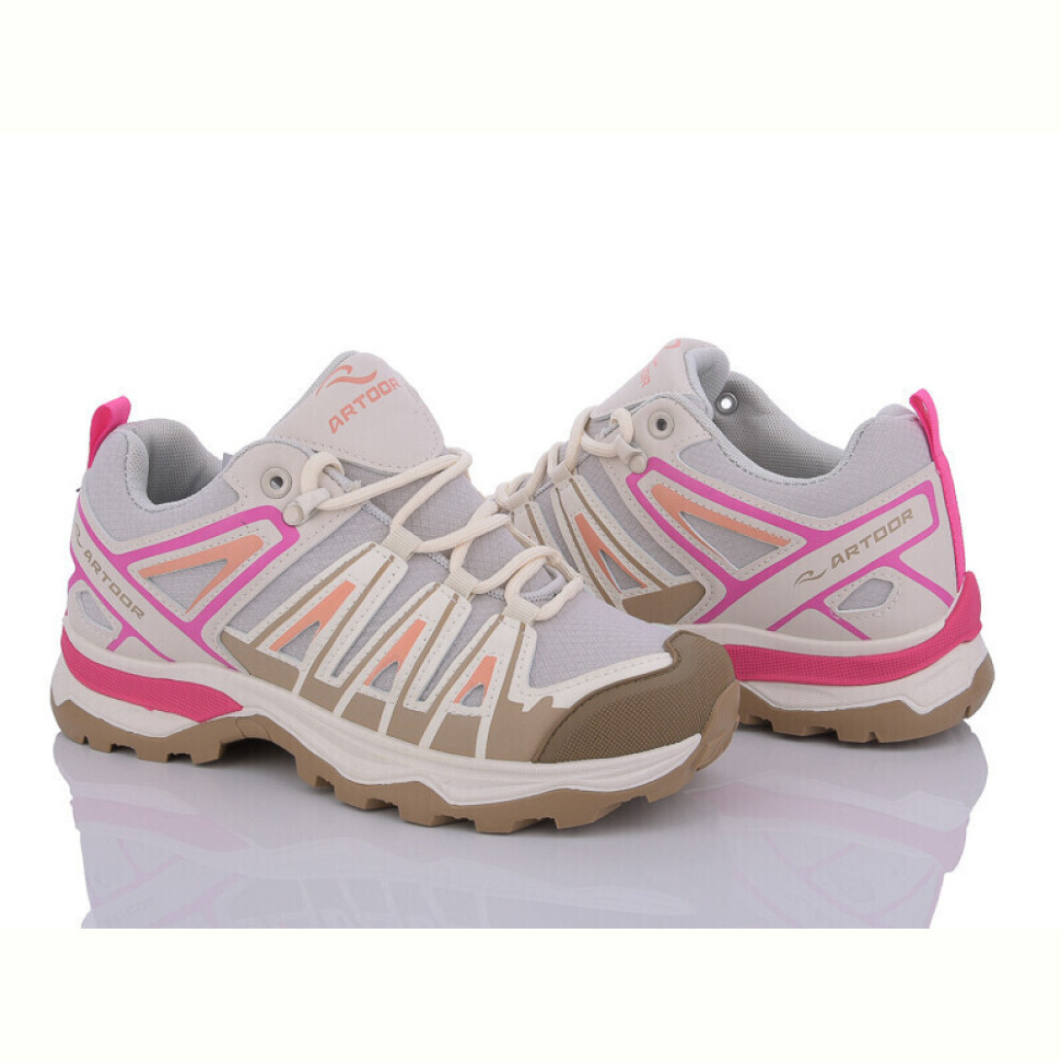 Кроссовки Violeta 149-32 beige-pink