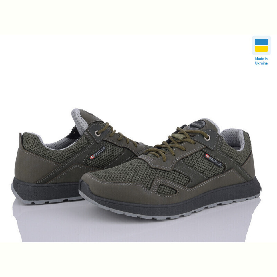 Кроссовки Paolla Paolla 2-3713 хакі сітка