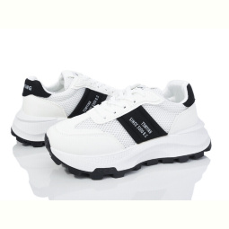 Кроссовки Violeta 149-53 white-black