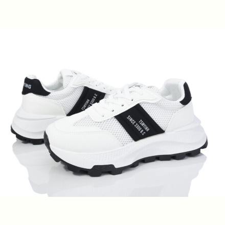 Кроссовки Violeta 149-53 white-black