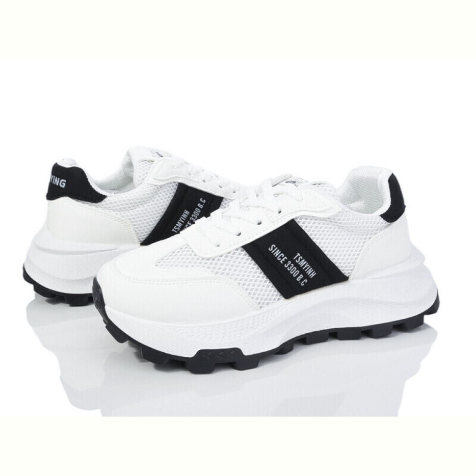 Кроссовки Violeta 149-53 white-black