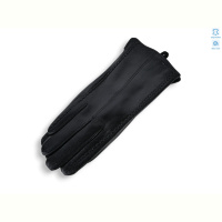 Перчатки Королева G7-807Ж шкіра вовна black