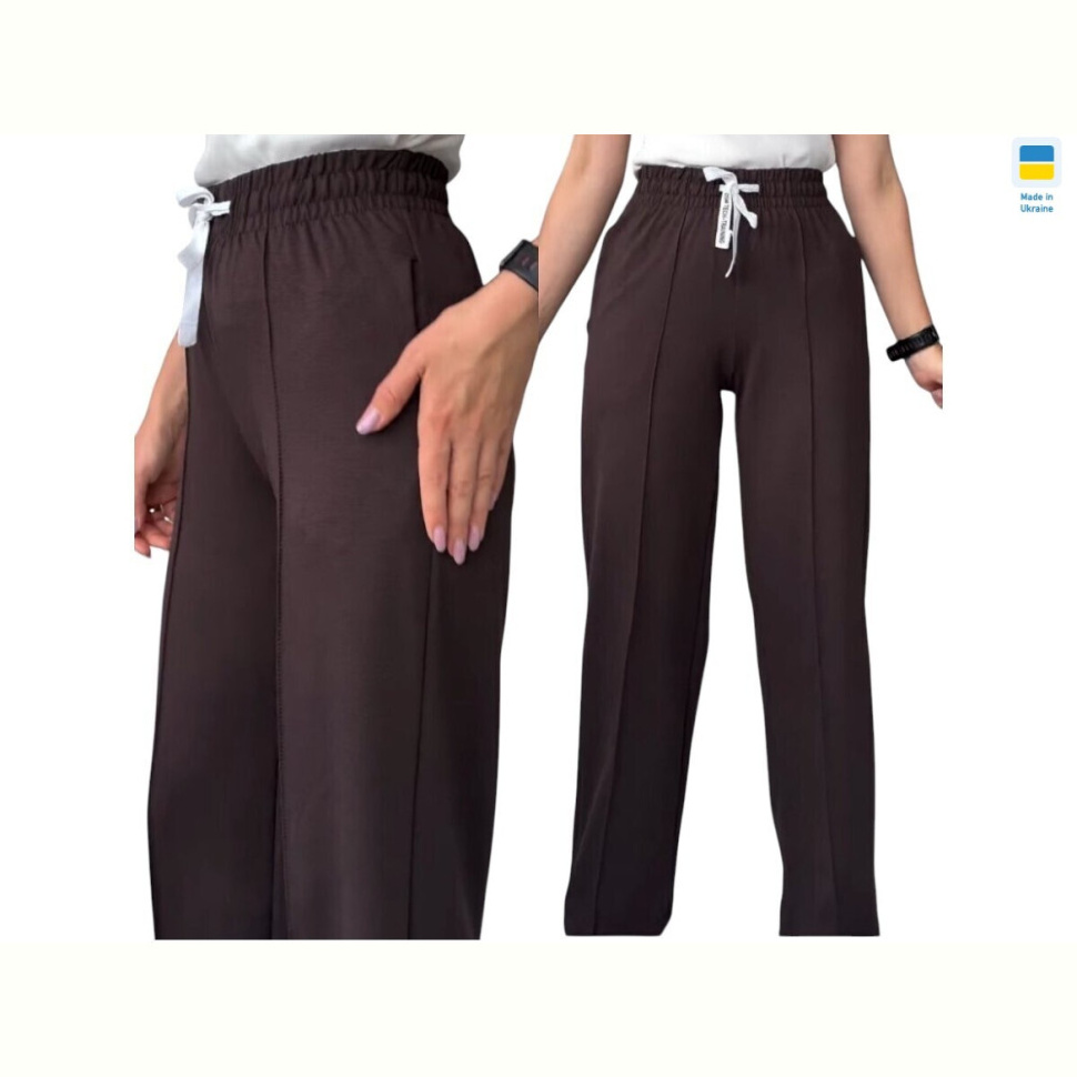 Спортивные брюки Sport style 10048 коричневий