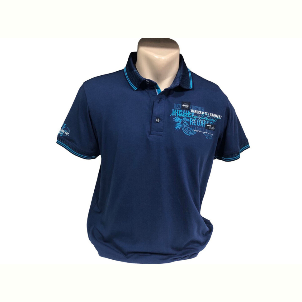 Футболка TurkishBrend 7670 синій