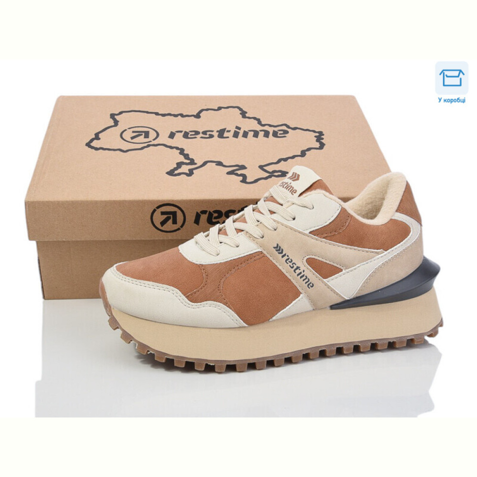 Кроссовки Restime RWZ24233 beige