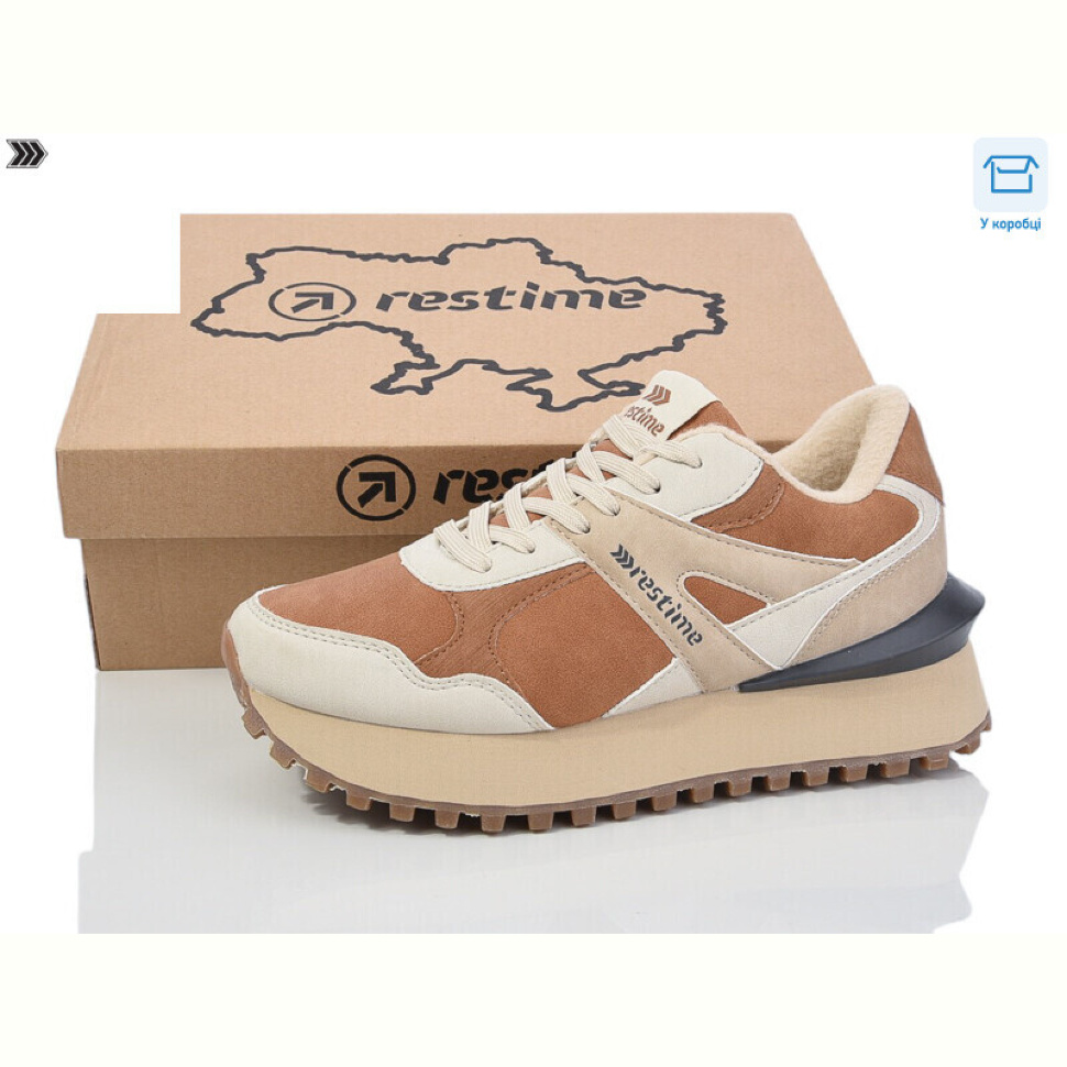 Кроссовки Restime RWZ24233 beige Кроссовки Restime RWZ24233 beige