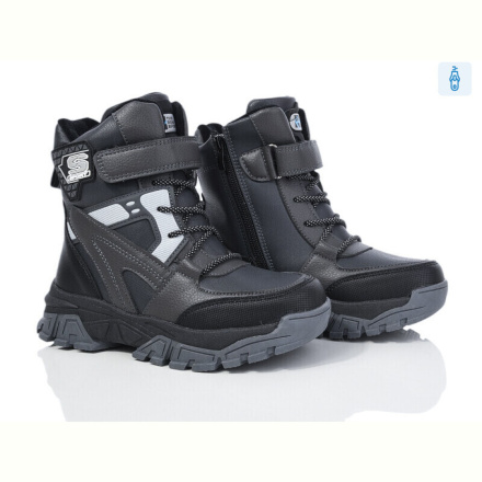 Ботинки Ok Shoes A30405 grey