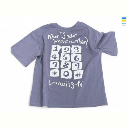 Футболка Mimicoo 041 графіт (134р)