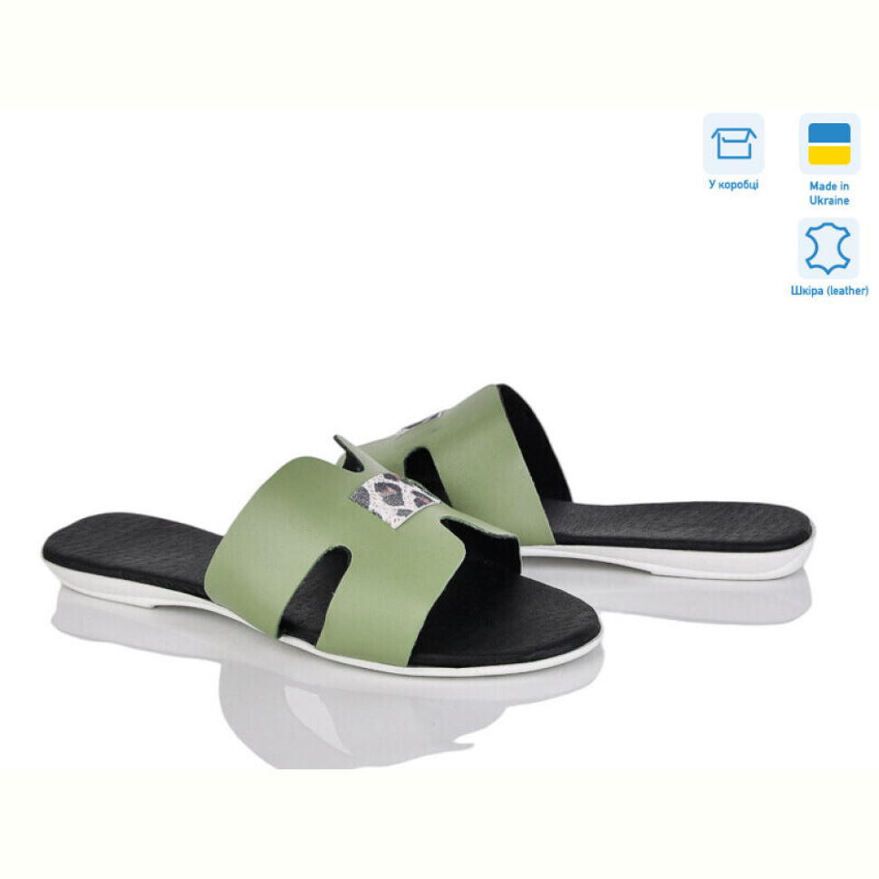 Шлепки A.Dama MV127-8 зелений