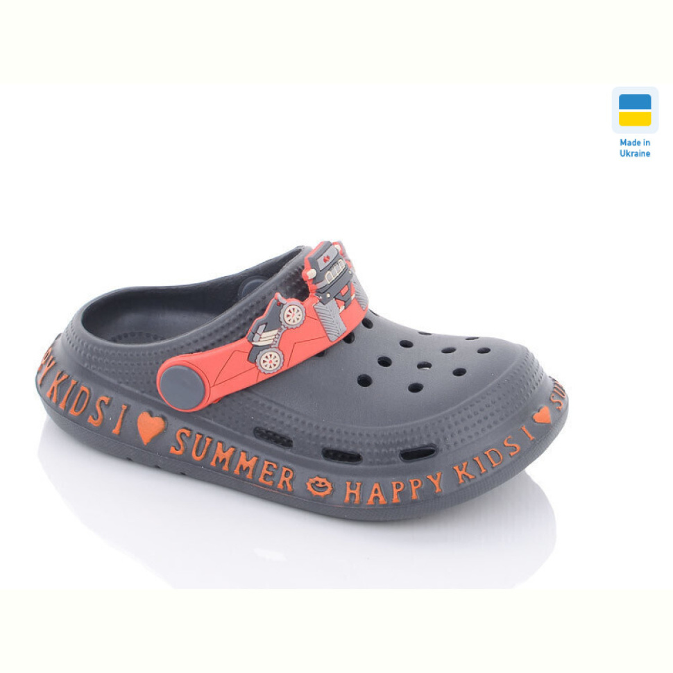 Кроксы Progress Гіпаніс Д005 графіт