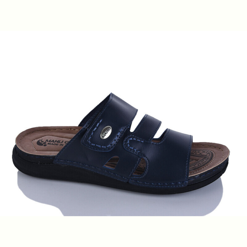 Шлепки Oscar 01-47 синій к.