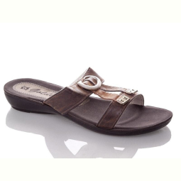 Шлепки DeMur W1512-brown