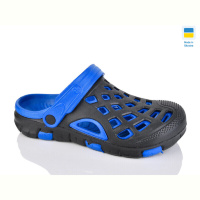 Кроксы Lot Shoes N308 чорно-синій