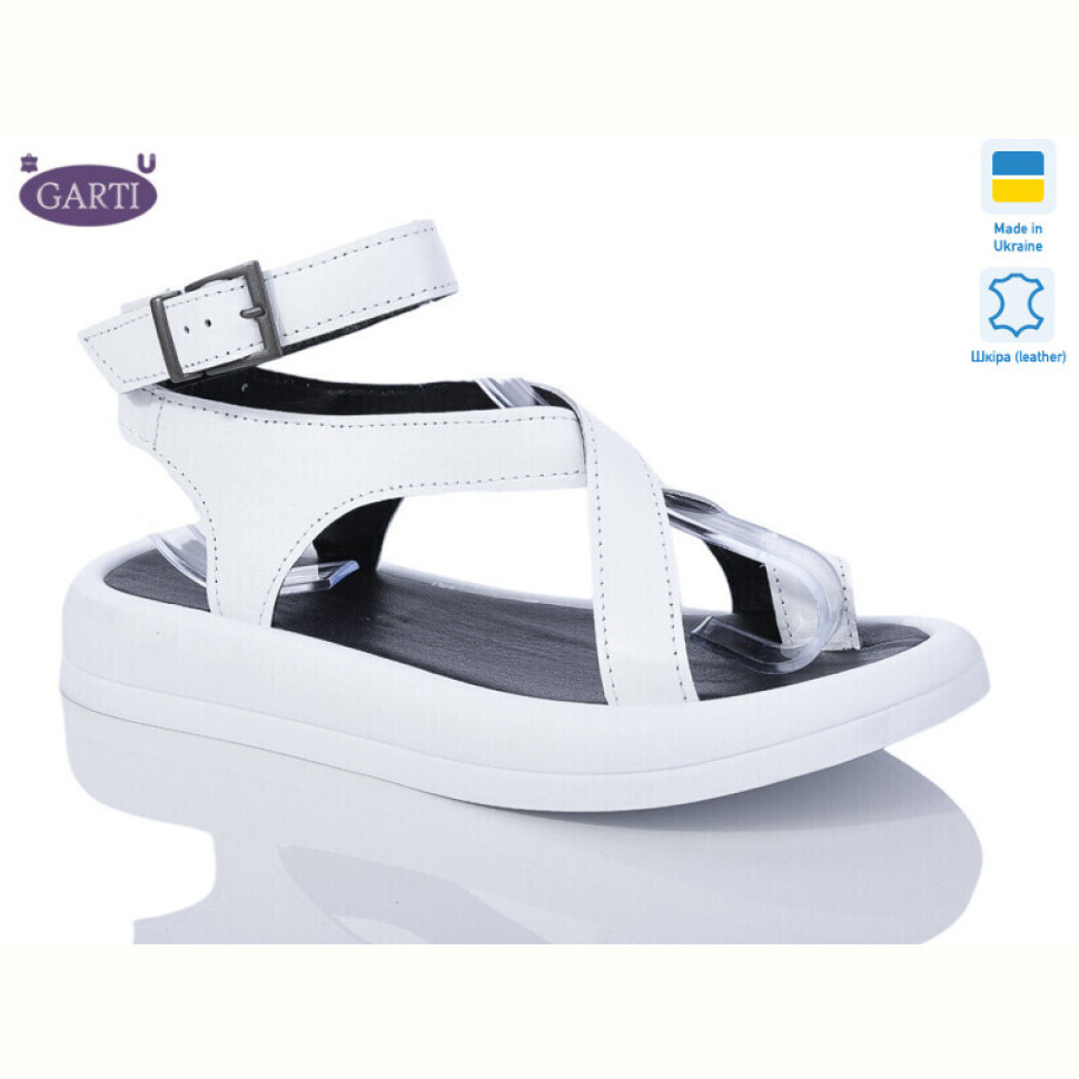 Босоножки Garti 0191 біла шкіра