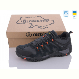 Кроссовки Restime OMB24048 grey-navy