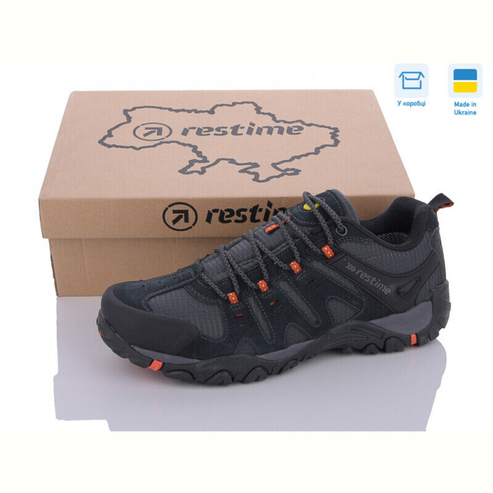 Кроссовки Restime OMB24048 grey-navy