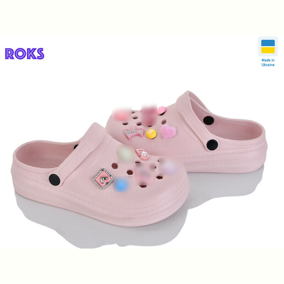 Кроксы Roks 312-4 пудра