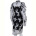 Платье Gelsomino 001 black-white