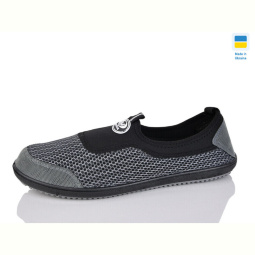 Слипоны M&amp;L Alex14 AT3 чорна сітка