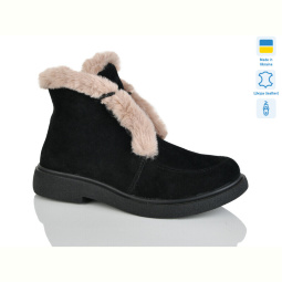 Ботинки Sali 377-1 чорий-кап.з. батал зима