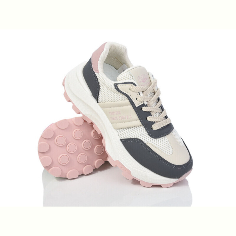 Кроссовки Violeta 149-53 grey-pink