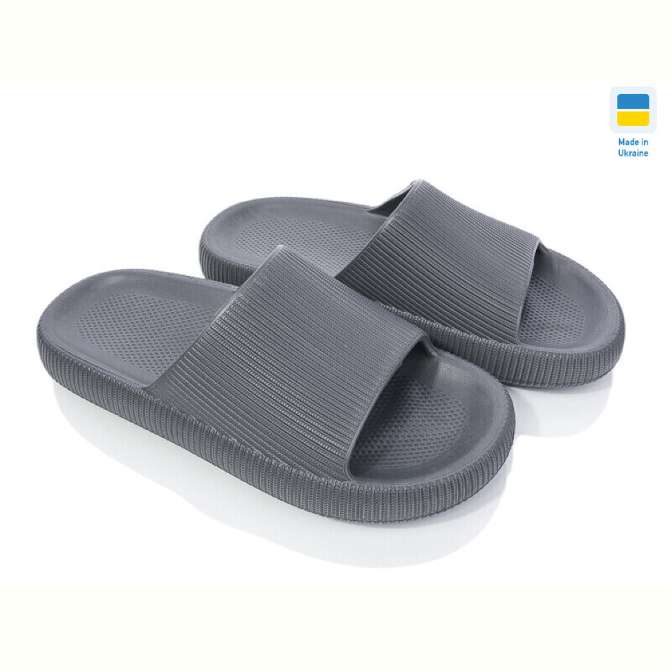 Шлепки Vladimir C88 сірий