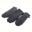 Перчатки RuBi R101Ж кожзам-махра black