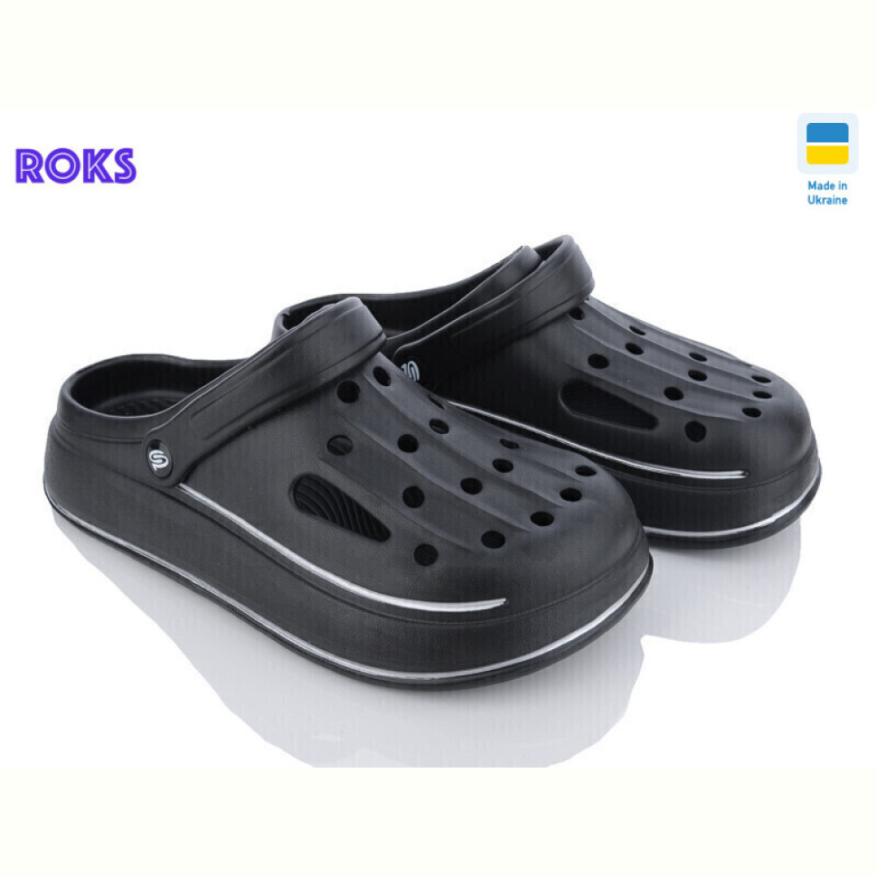 Кроксы Roks Progress 252 чорний