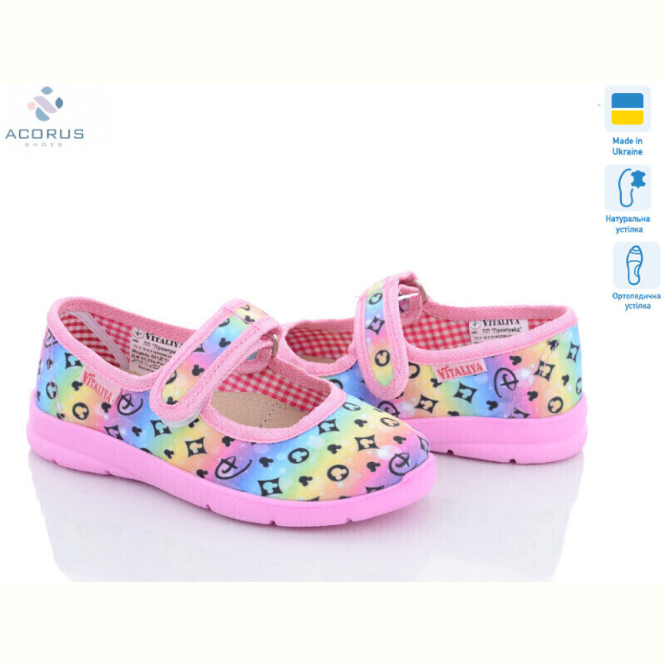 Тапки Acorus Школа без вишивки 03 Тапки Acorus Школа без вишивки 03