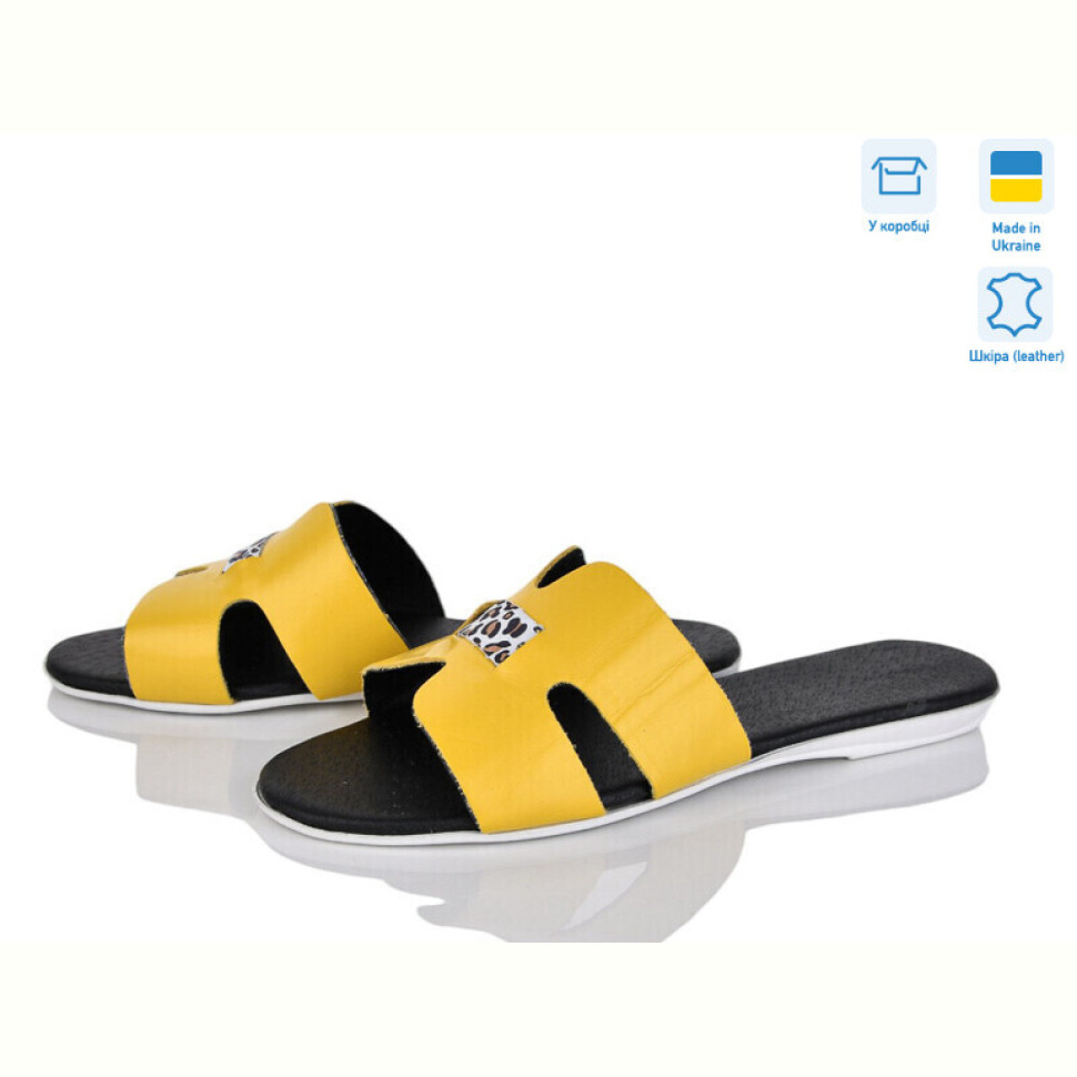 Шлепки A.Dama MV127-9 жовтий