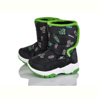 Дутики Цветик A203 black-green