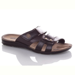 Шлепки DeMur M6843M-brown-black