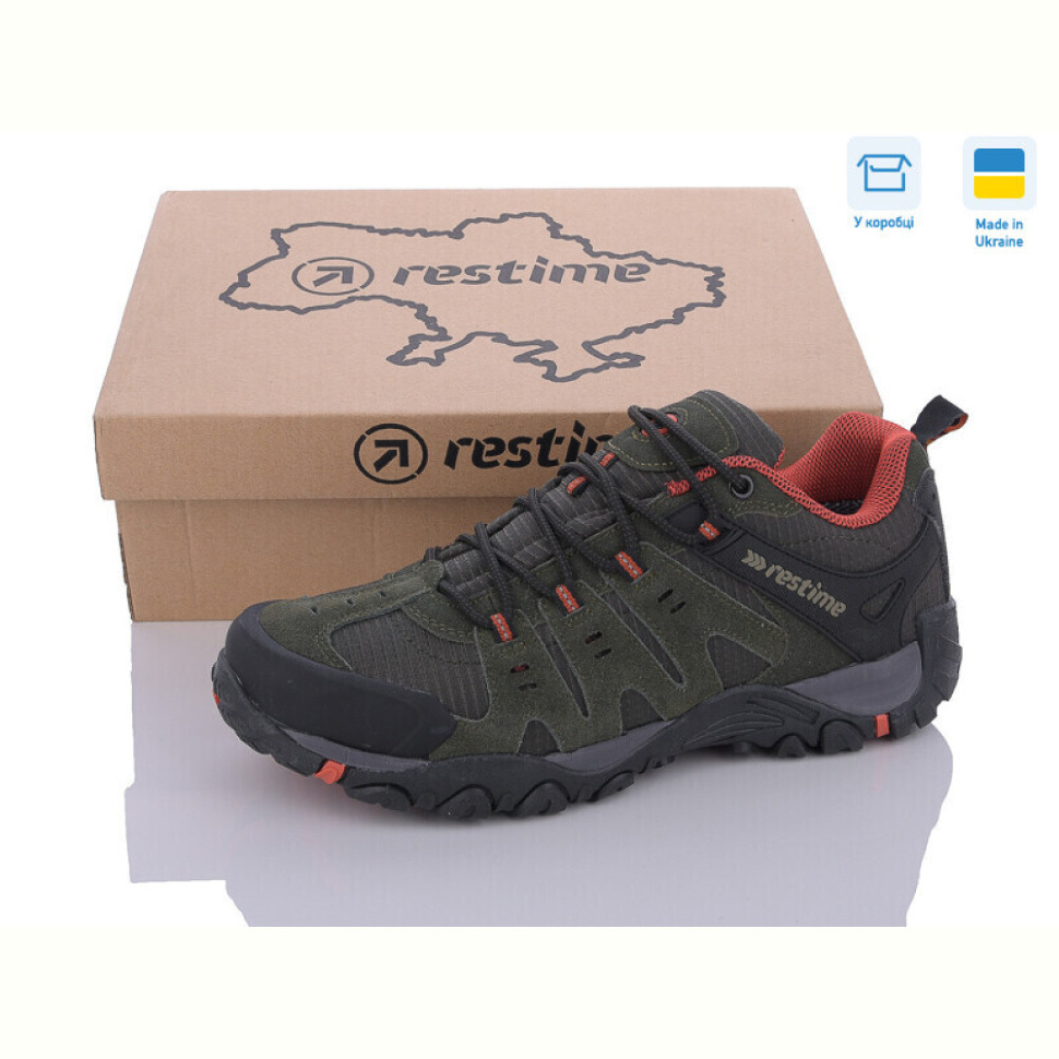 Кроссовки Restime OMB24048 khaki