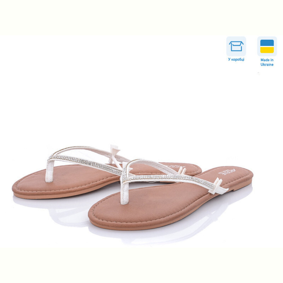 Шлепки A.Dama MV135 белый