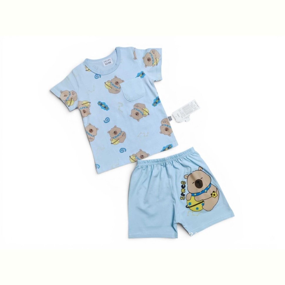Костюм Kids-modnik 261920-1 комплект футболка-шорти блакитний