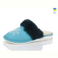 Тапки Lot Shoes Комнат. сніжинка бірюза