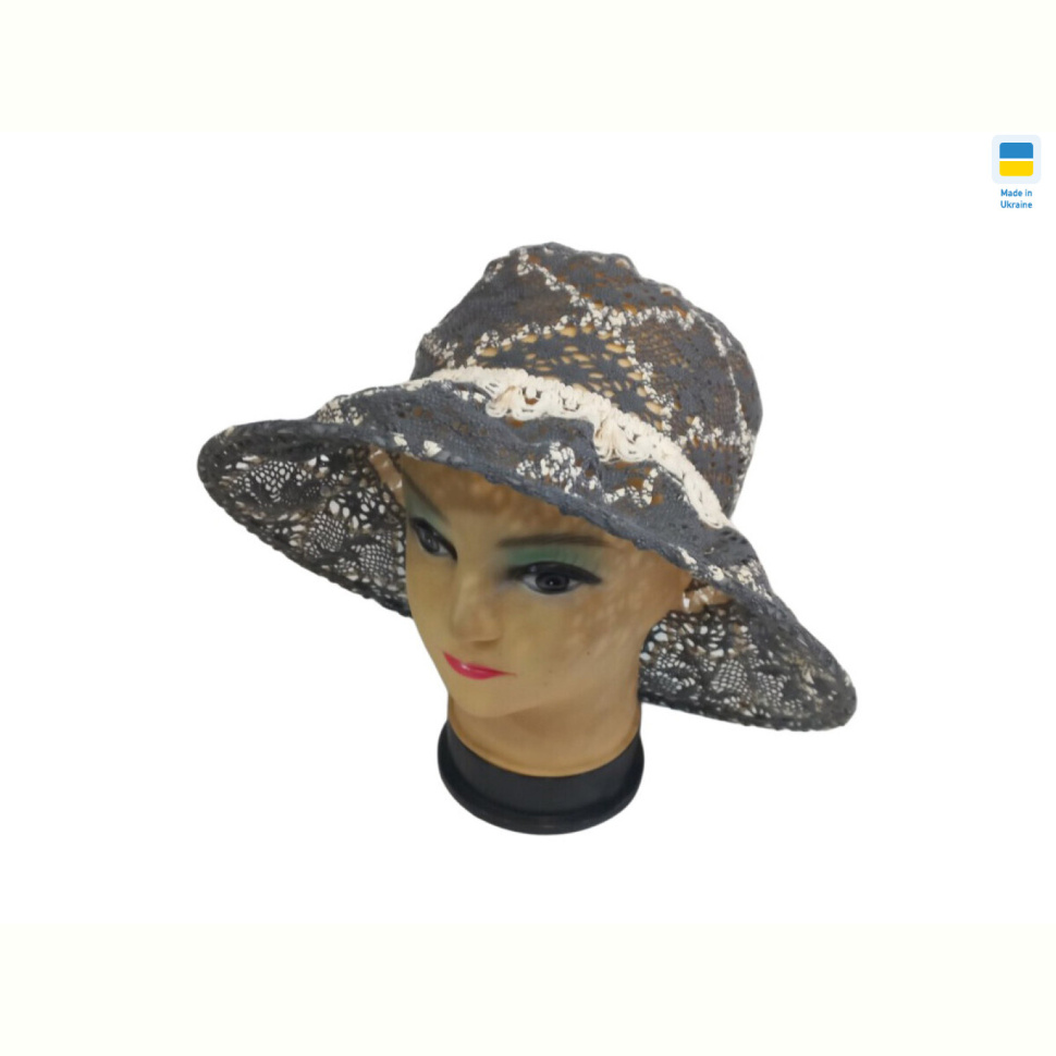 Шляпа Mabi 0736 бежево-сірий