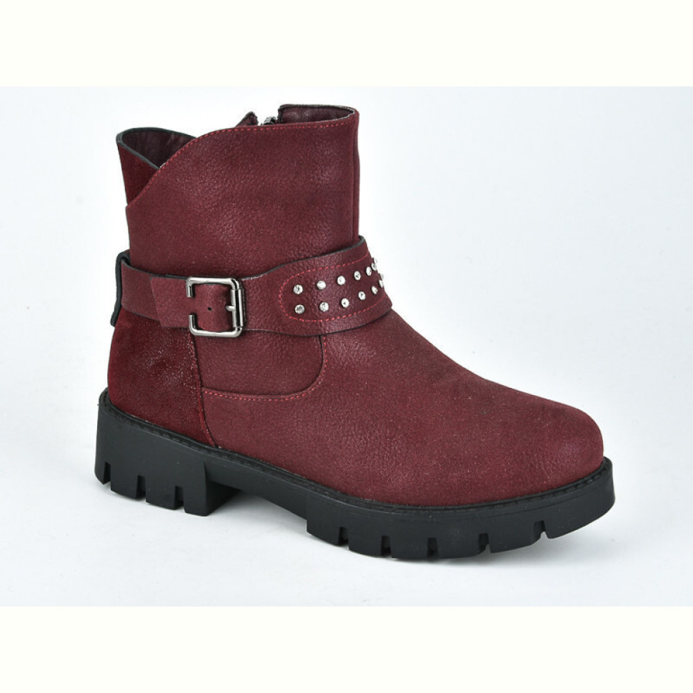 Ботинки Violeta W137-3 bordo