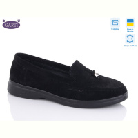 Туфли Garti 401 чорна замша