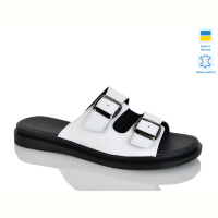 Шлепки Sali 191 білий к.