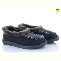 Тапки Vladimir Каховка. Украіна бабуш. кожзам.01 чорний