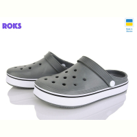 Кроксы Roks 1004 сірий