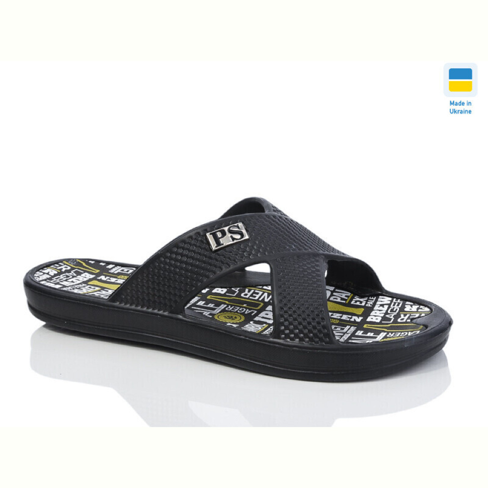 Шлепки Lot Shoes N227 чорний Шлепки Lot Shoes N227 чорний