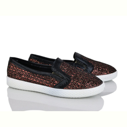 Слипоны Selena 041 коричневий