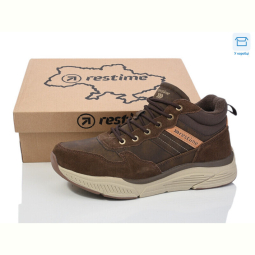 Кроссовки Restime RMZ24237 brown